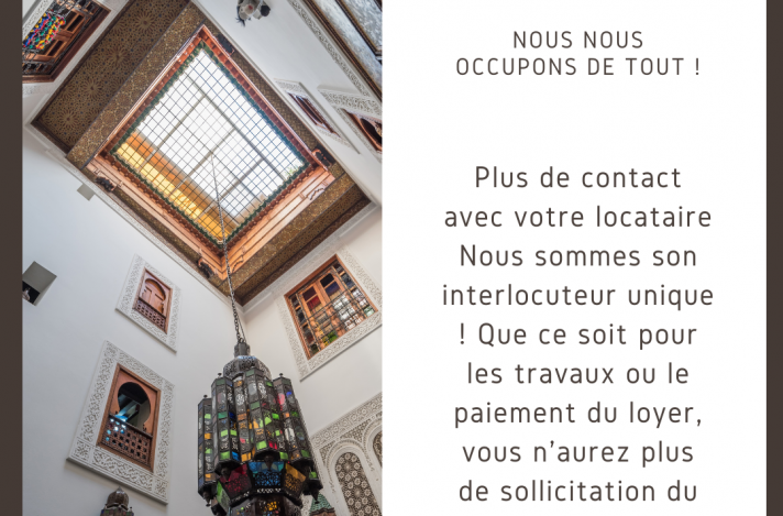 Votre partenaire spécialiste de la gestion locative sur  Marrakech et sa région.